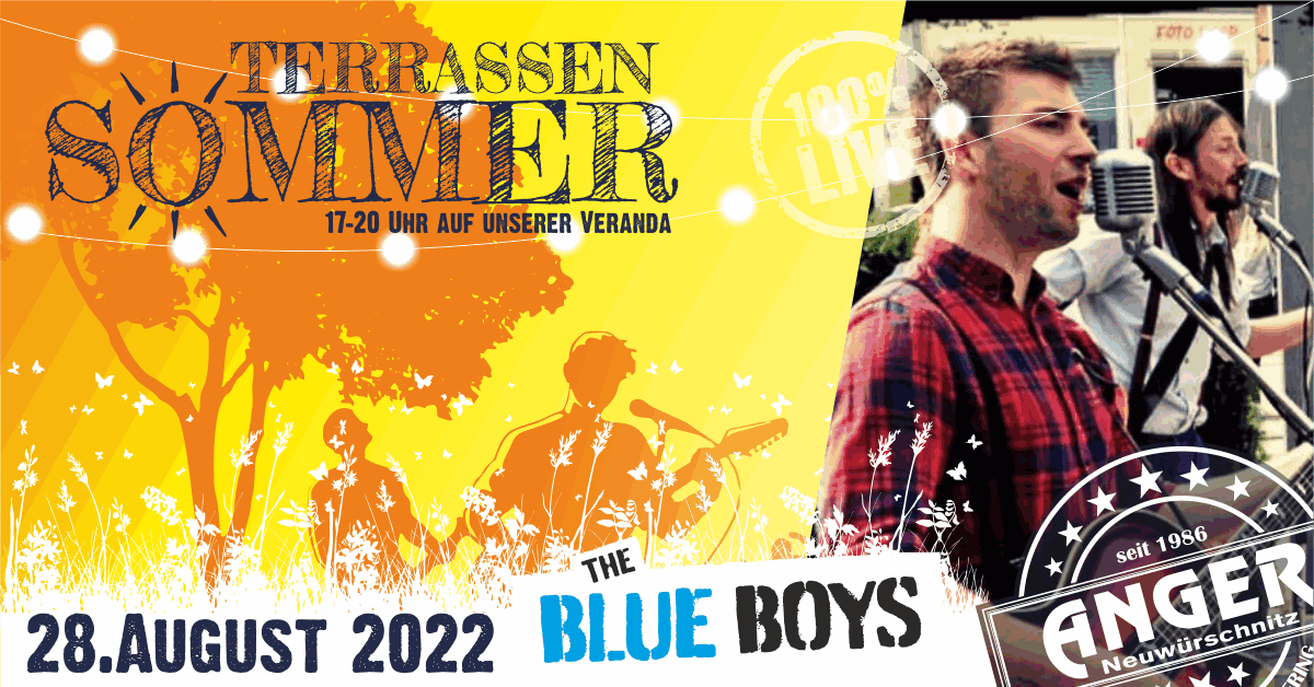 Terrassenmusik 2022 Blue Boys